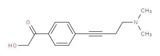 1-(4-(4-(dimethylamino)but-1-yn-1-yl)phenyl)-2-hydroxyethanone