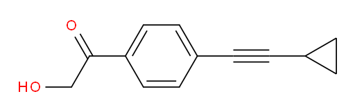 1-(4-(cyclopropylethynyl)phenyl)-2-hydroxyethanone