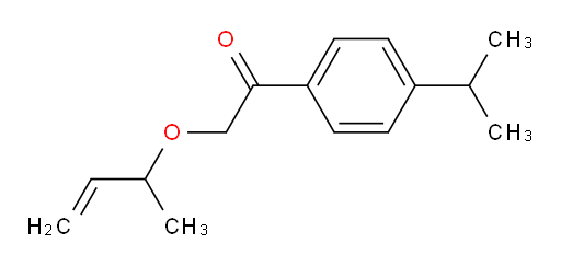 2-(but-3-en-2-yloxy)-1-(4-isopropylphenyl)ethanone