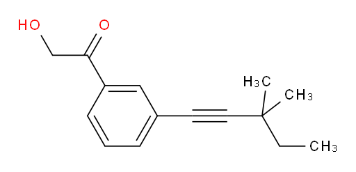 1-(3-(3,3-dimethylpent-1-yn-1-yl)phenyl)-2-hydroxyethanone