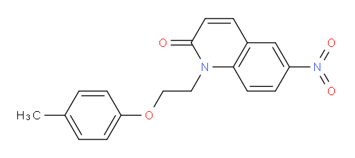 6-nitro-1-(2-(p-tolyloxy)ethyl)quinolin-2(1H)-one