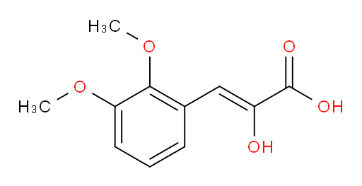 (Z)-3-(2,3-dimethoxyphenyl)-2-hydroxyacrylic acid