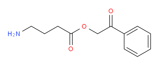 2-oxo-2-phenylethyl 4-aminobutanoate