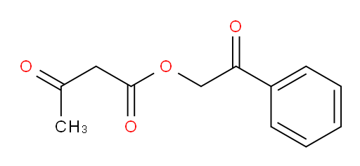 2-oxo-2-phenylethyl 3-oxobutanoate