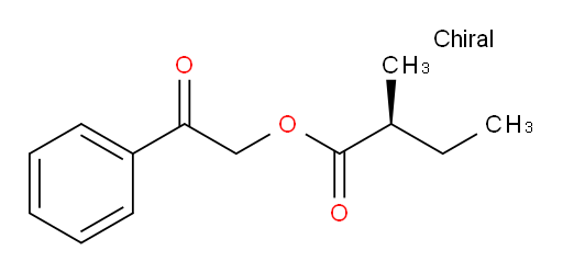 (S)-2-oxo-2-phenylethyl 2-methylbutanoate