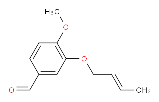 (E)-3-(but-2-en-1-yloxy)-4-methoxybenzaldehyde