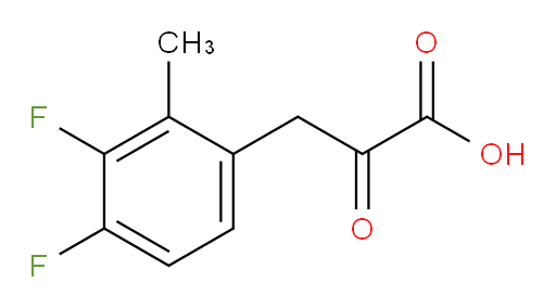 3-(3,4-difluoro-2-methylphenyl)-2-oxopropanoic acid