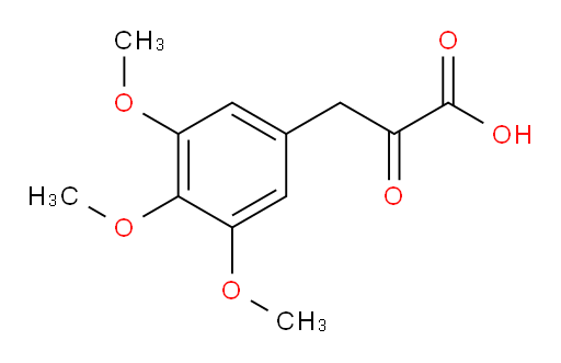 2-oxo-3-(3,4,5-trimethoxyphenyl)propanoic acid