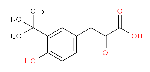3-(3-(tert-butyl)-4-hydroxyphenyl)-2-oxopropanoic acid