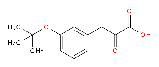 3-(3-(tert-butoxy)phenyl)-2-oxopropanoic acid
