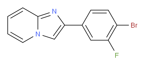 2-(4-bromo-3-fluorophenyl)imidazo[1,2-a]pyridine