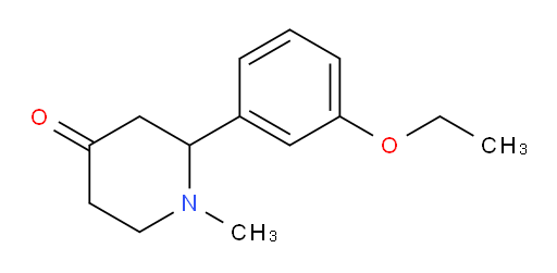 2-(3-ethoxyphenyl)-1-methylpiperidin-4-one