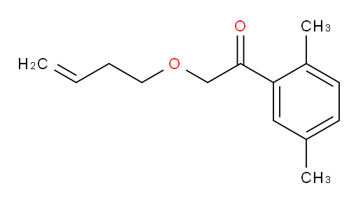 2-(but-3-en-1-yloxy)-1-(2,5-dimethylphenyl)ethanone