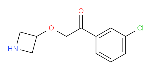 2-(azetidin-3-yloxy)-1-(3-chlorophenyl)ethanone