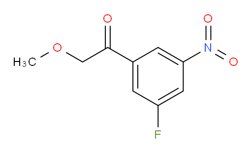 1-(3-fluoro-5-nitrophenyl)-2-methoxyethanone