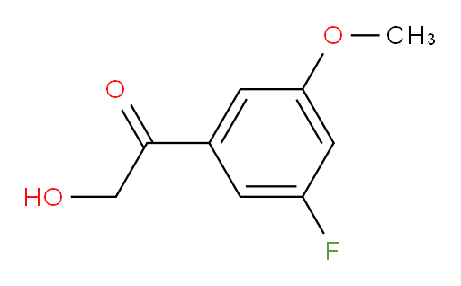 1-(3-fluoro-5-methoxyphenyl)-2-hydroxyethanone