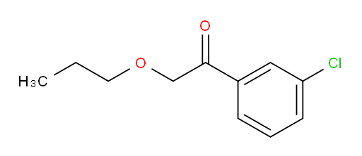 1-(3-chlorophenyl)-2-propoxyethanone