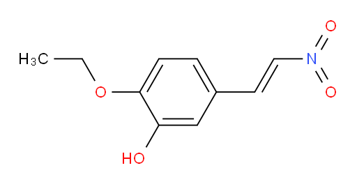 (E)-2-ethoxy-5-(2-nitrovinyl)phenol