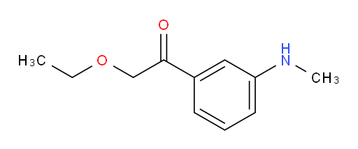 2-ethoxy-1-(3-(methylamino)phenyl)ethanone