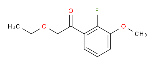 2-ethoxy-1-(2-fluoro-3-methoxyphenyl)ethanone