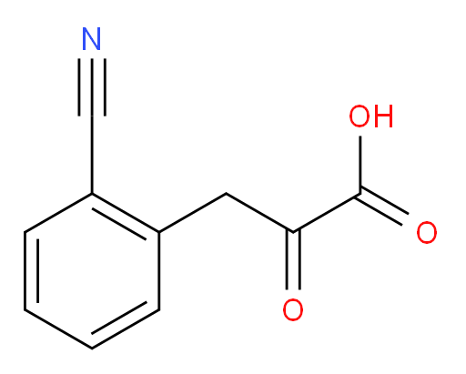 3-(2-cyanophenyl)-2-oxopropanoic acid