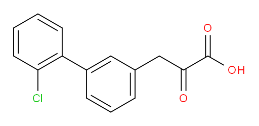 3-(2'-chloro-[1,1'-biphenyl]-3-yl)-2-oxopropanoic acid