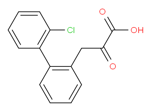 3-(2'-chloro-[1,1'-biphenyl]-2-yl)-2-oxopropanoic acid