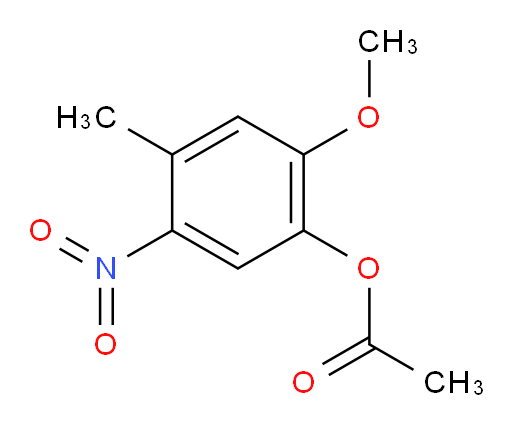 2-methoxy-4-methyl-5-nitrophenyl acetate