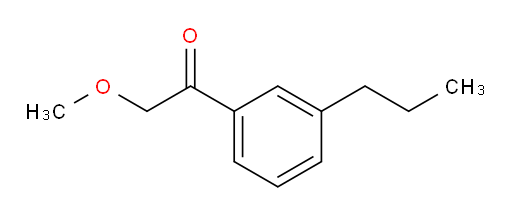 2-methoxy-1-(3-propylphenyl)ethanone