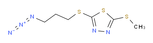 2-((3-azidopropyl)thio)-5-(methylthio)-1,3,4-thiadiazole