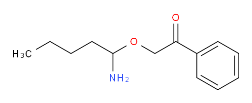 2-((1-aminopentyl)oxy)-1-phenylethanone