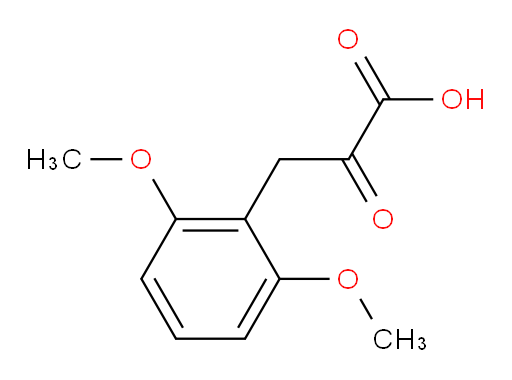 3-(2,6-dimethoxyphenyl)-2-oxopropanoic acid