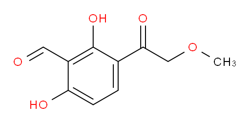 2,6-dihydroxy-3-(2-methoxyacetyl)benzaldehyde