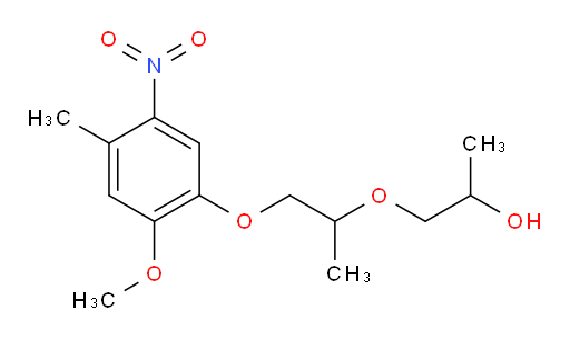 1-((1-(2-methoxy-4-methyl-5-nitrophenoxy)propan-2-yl)oxy)propan-2-ol