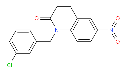1-(3-chlorobenzyl)-6-nitroquinolin-2(1H)-one