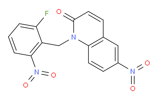 1-(2-fluoro-6-nitrobenzyl)-6-nitroquinolin-2(1H)-one