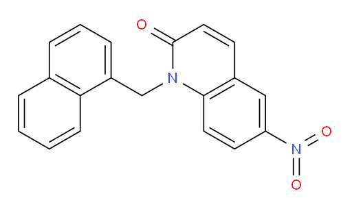 1-(naphthalen-1-ylmethyl)-6-nitroquinolin-2(1H)-one