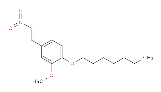 (E)-1-(heptyloxy)-2-methoxy-4-(2-nitrovinyl)benzene