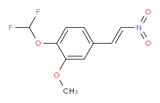 (E)-1-(difluoromethoxy)-2-methoxy-4-(2-nitrovinyl)benzene