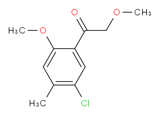 1-(5-chloro-2-methoxy-4-methylphenyl)-2-methoxyethanone