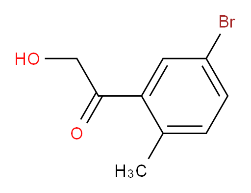 1-(5-bromo-2-methylphenyl)-2-hydroxyethanone
