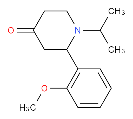 1-isopropyl-2-(2-methoxyphenyl)piperidin-4-one