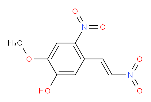 (E)-2-methoxy-4-nitro-5-(2-nitrovinyl)phenol