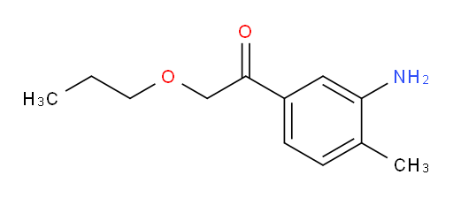 1-(3-amino-4-methylphenyl)-2-propoxyethanone