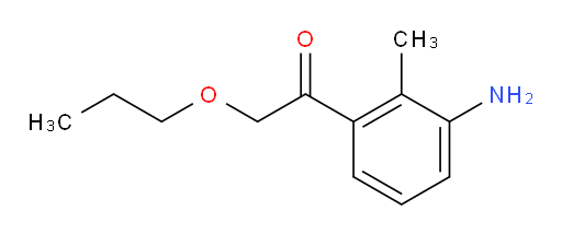 1-(3-amino-2-methylphenyl)-2-propoxyethanone