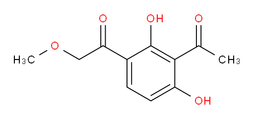 1-(3-acetyl-2,4-dihydroxyphenyl)-2-methoxyethanone