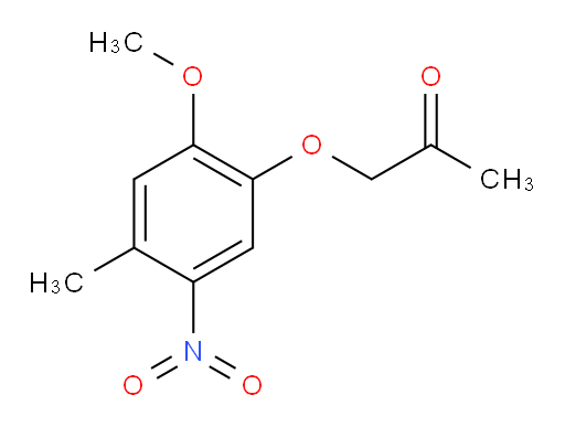1-(2-methoxy-4-methyl-5-nitrophenoxy)propan-2-one