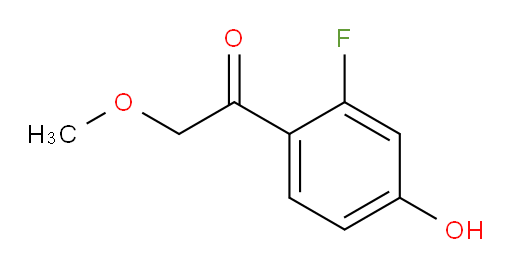 1-(2-fluoro-4-hydroxyphenyl)-2-methoxyethanone