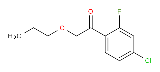 1-(4-chloro-2-fluorophenyl)-2-propoxyethanone