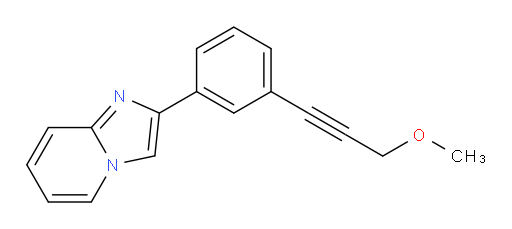2-(3-(3-methoxyprop-1-yn-1-yl)phenyl)imidazo[1,2-a]pyridine